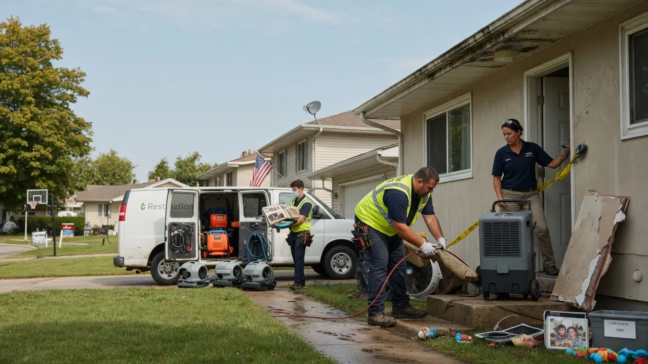 Water Damage Restoration in Manito, IL near me